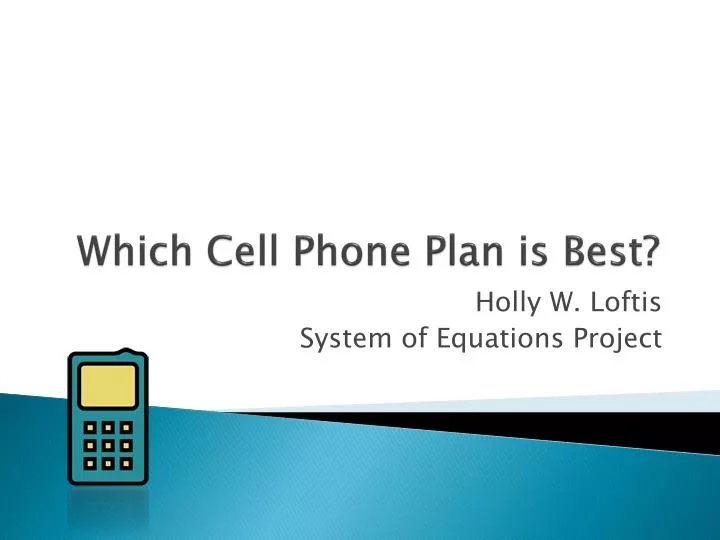 which cell phone plan is best