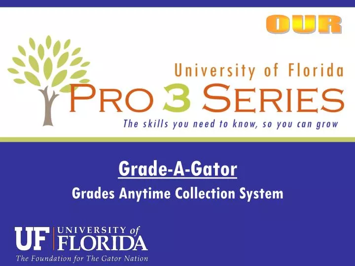 grade a gator grades anytime collection system