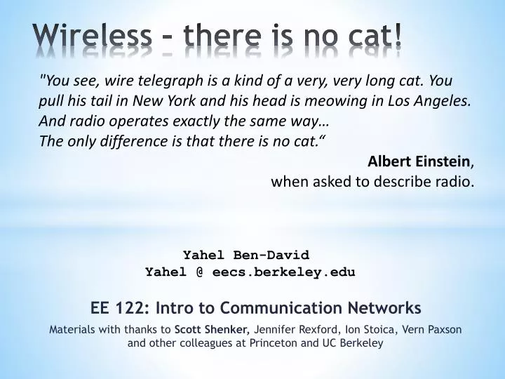 wireless there is no cat