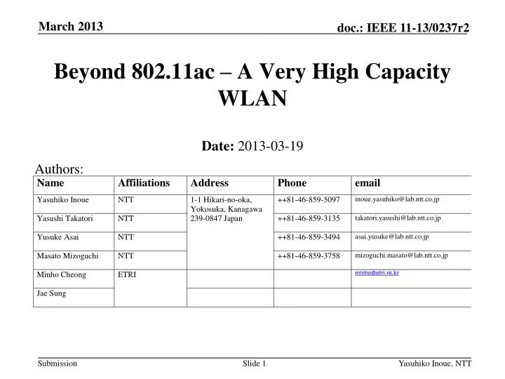 beyond 802 11ac a very high capacity wlan