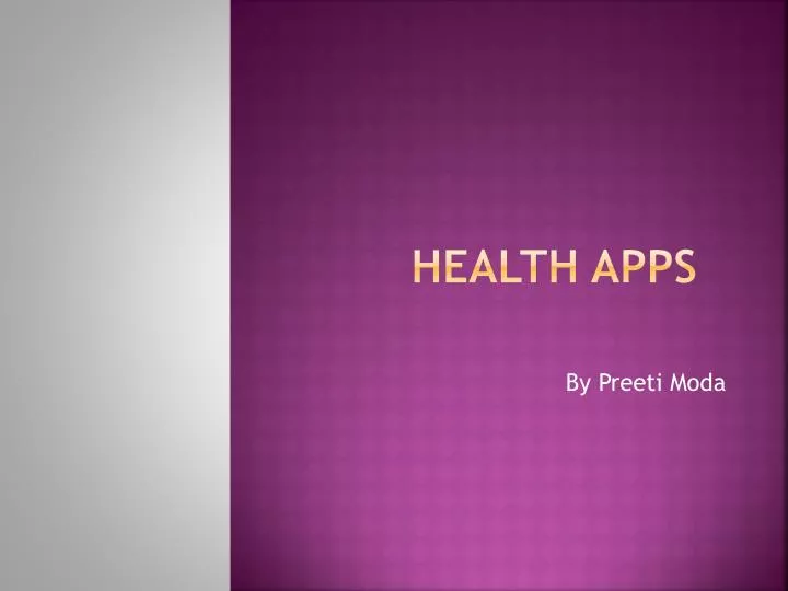 health apps