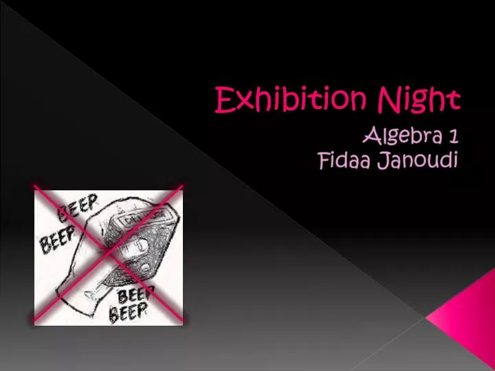 exhibition night