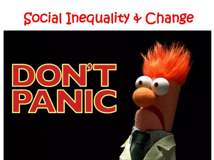 social inequality change