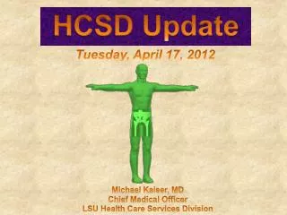 HCSD Update