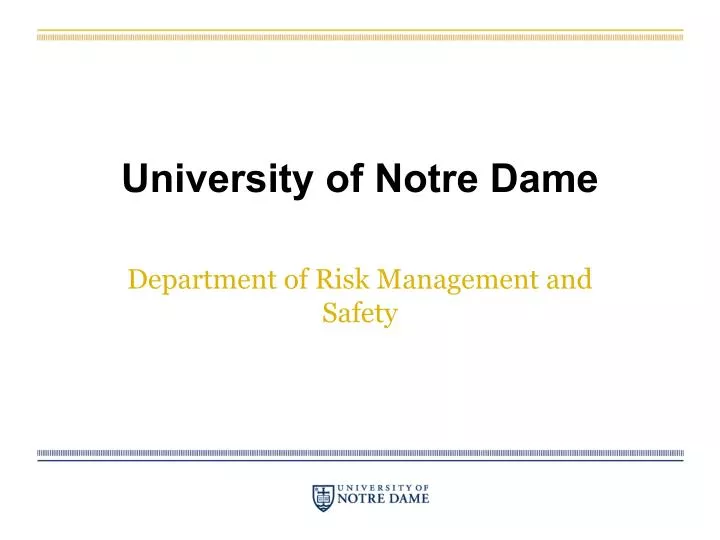 university of notre dame