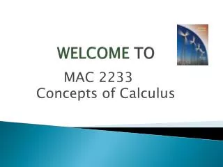 welcome to
