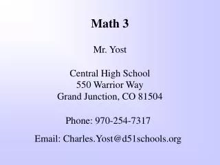 Math 3