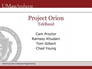 Project Orion TekBand