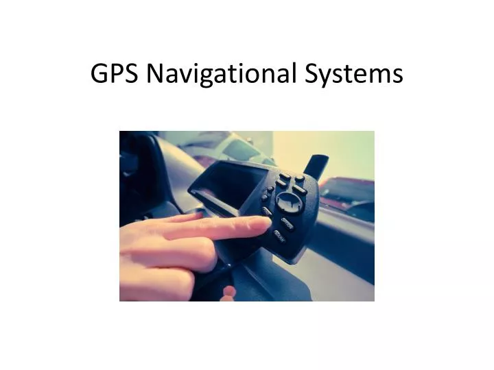 gps navigational systems
