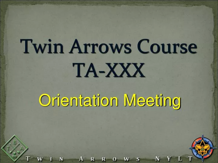 twin arrows course ta xxx