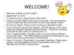 WELCOME! - slide 1