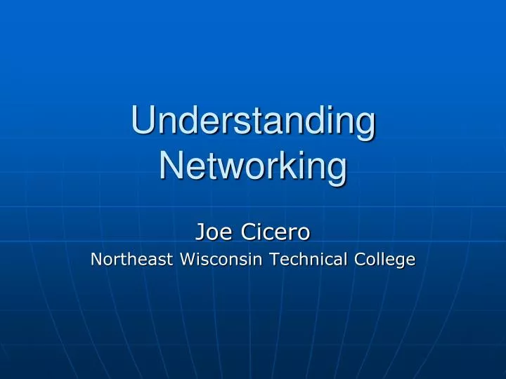 understanding networking