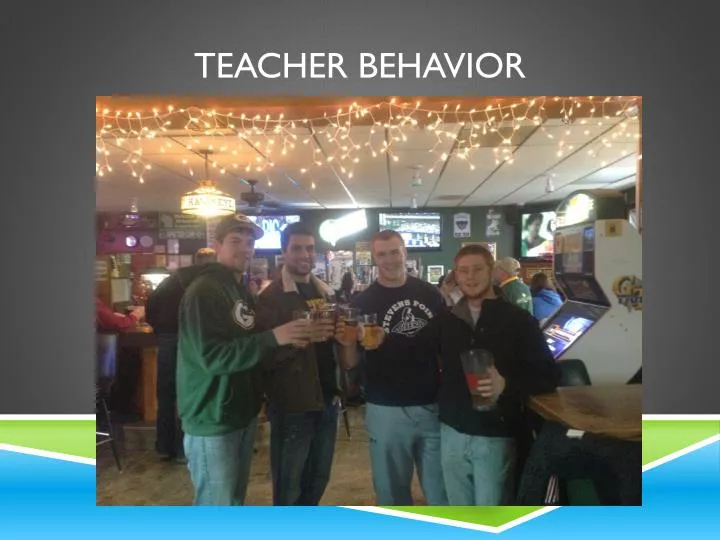 teacher behavior
