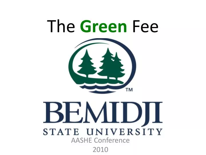the green fee