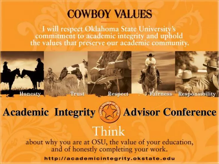 academic integrity advisor conference