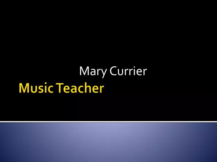 mary currier