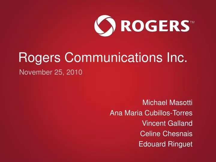 rogers communications inc