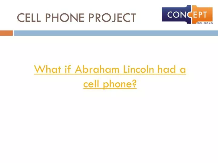 cell phone project