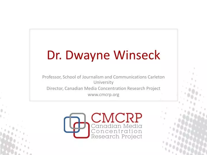 dr dwayne winseck