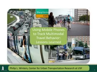Philip L. Winters, Center for Urban Transportation Research at USF