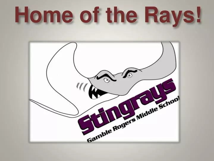 h ome of the rays