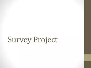 Survey Project