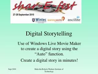 Digital Storytelling