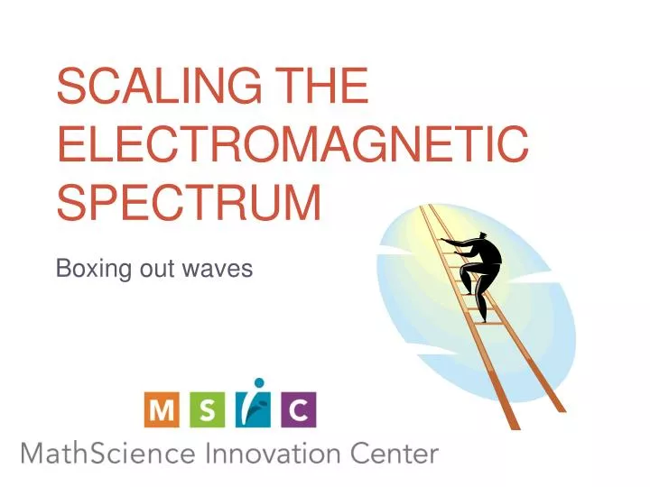 scaling the electromagnetic spectrum