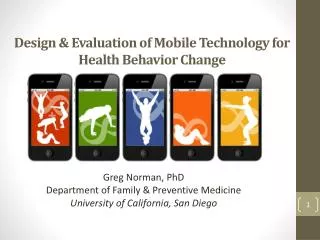 Design &amp; Evaluation of Mobile Technology for Health Behavior Change