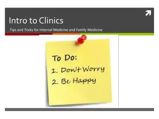 Intro to Clinics