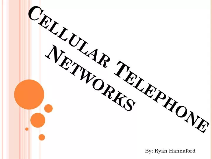 cellular telephone networks