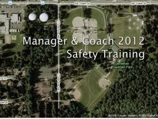 Manager &amp; Coach 2012 Safety Training