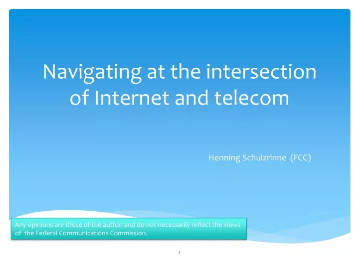 navigating at the intersection of internet and telecom