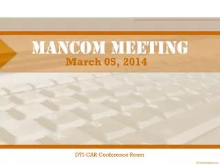 MANCOM Meeting