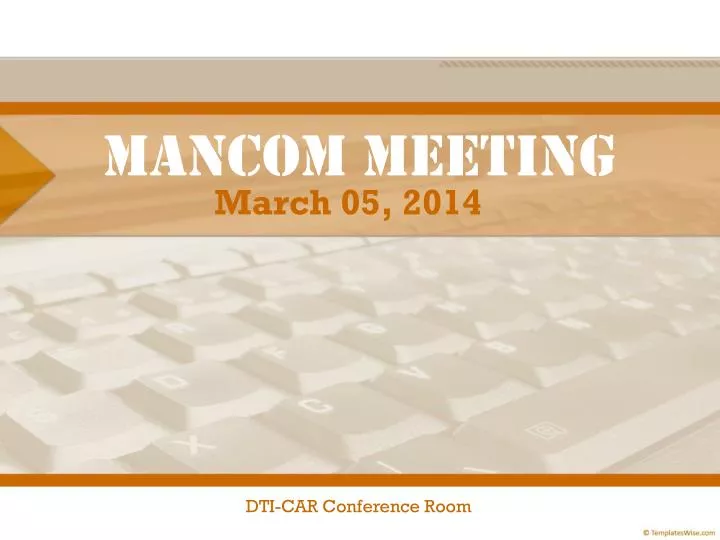 mancom meeting
