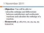 1 November 2011 - slide 1