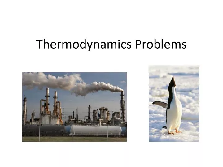 thermodynamics problems