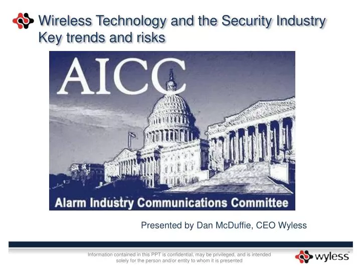 wireless technology and the security industry key trends and risks