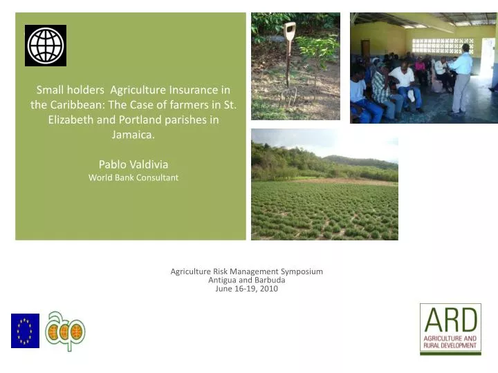 agriculture risk management symposium antigua and barbuda june 16 19 2010