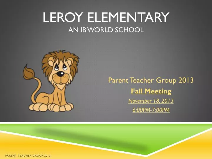 leroy elementary an ib world school