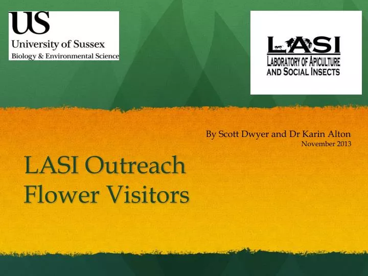 lasi outreach flower visitors