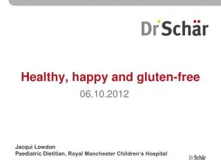 Healthy, happy and gluten-free