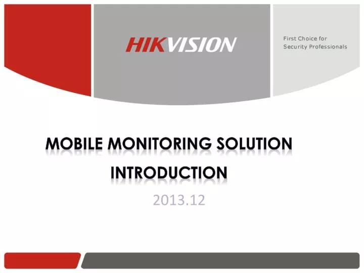 mobile monitoring solution introduction