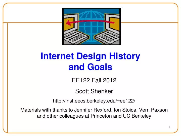 internet design history and goals