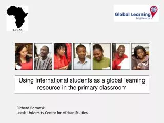 Using International students as a global learning resource in the primary classroom