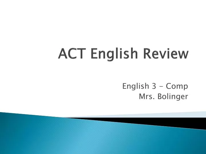 act english review
