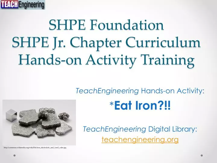 shpe foundation shpe jr chapter curriculum hands on activity training