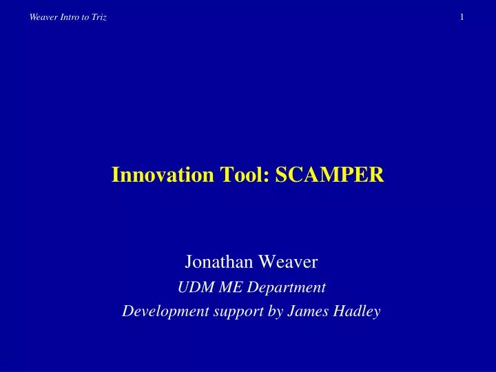 innovation tool scamper