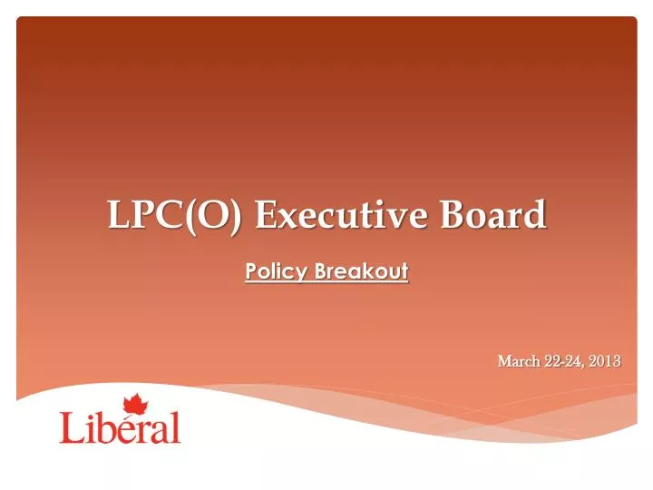 lpc o executive board