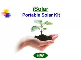 iSolar Portable Solar Kit